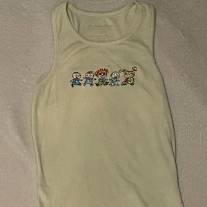 Thrifted rugrats yellow tank top